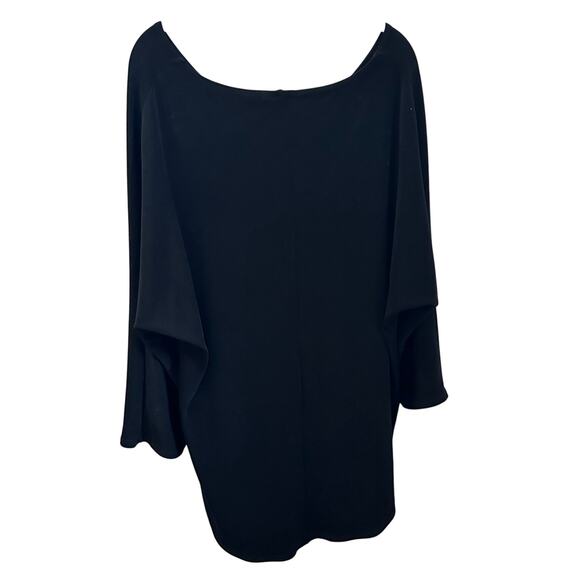 Chico's Womens size 2 traverlers black comfortable wide sleeve dolman - Picture 2 of 3